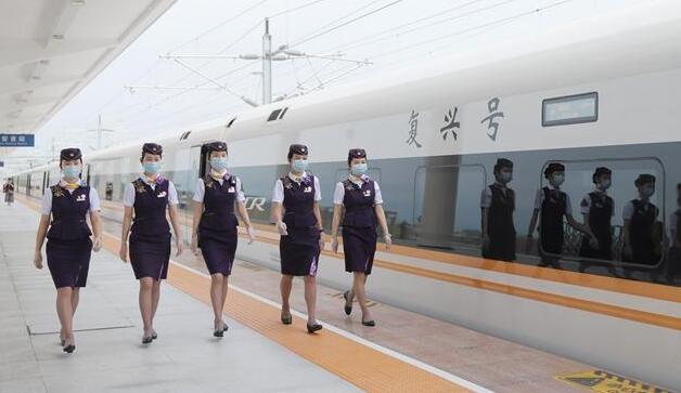 復興號乘務員工作服定制圖片