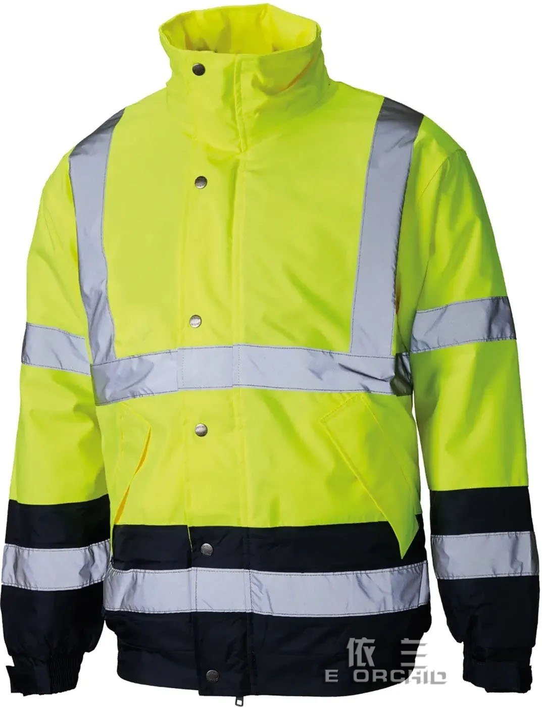 交警反光執勤服展示