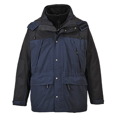 冷庫專用工作服藏藍色拼接款