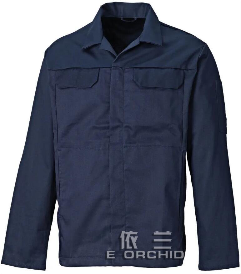 藏藍(lán)色機(jī)修工工作服圖片