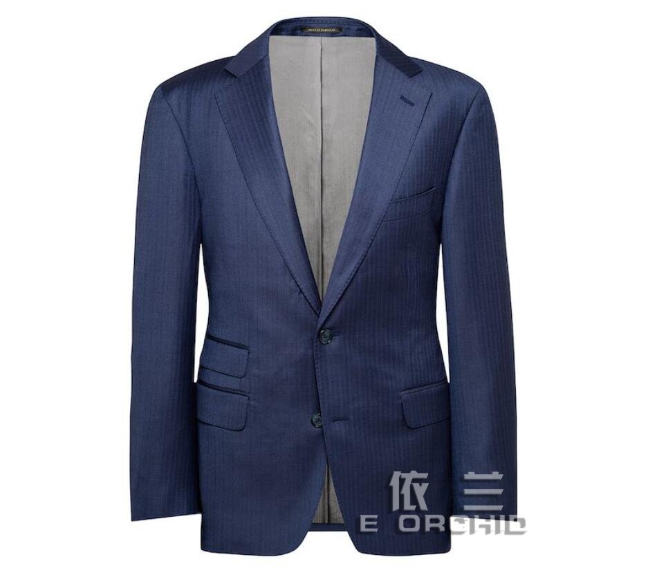藍(lán)色條紋男士職業(yè)裝推薦