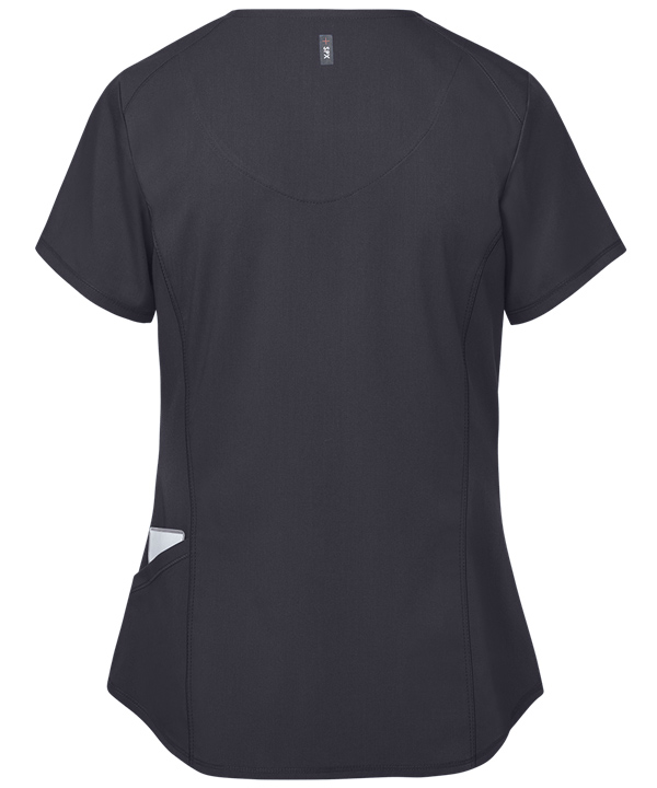 黑色醫(yī)院護士服背面照