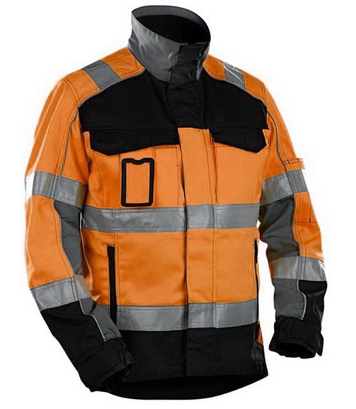 秋季長(zhǎng)袖阻燃工作服正面圖