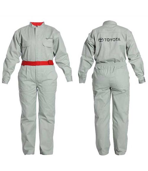 本田汽車4S店長袖連體工作服圖片