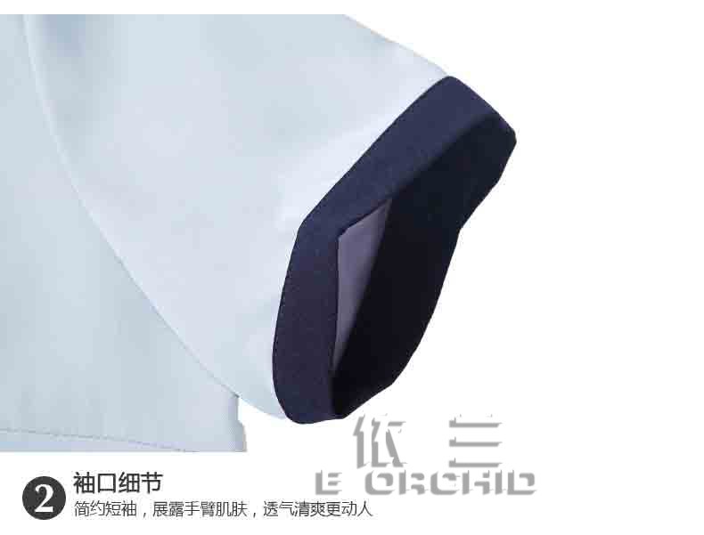 航空公司空姐短袖工作服袖口細節圖