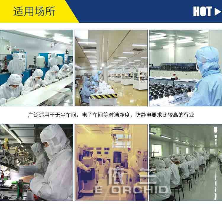 夏季短袖白色食品工作服應用場合