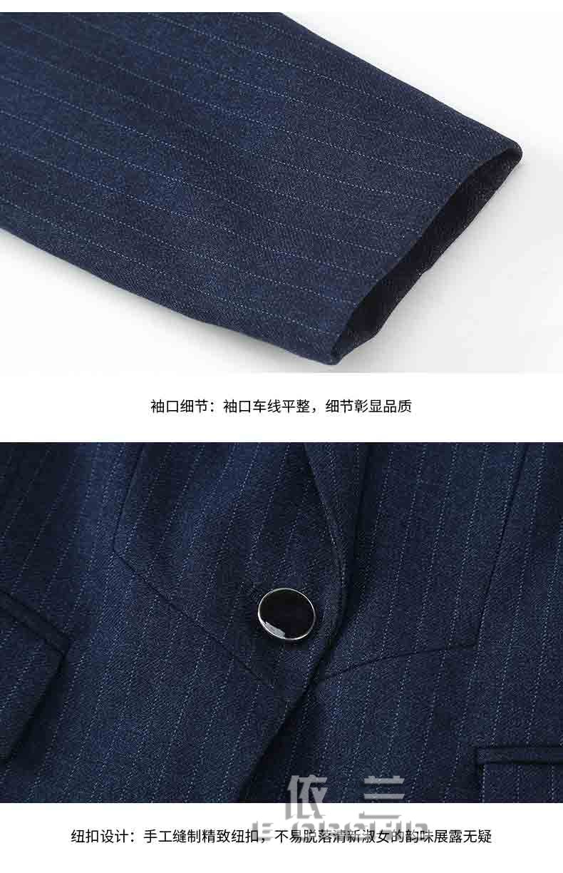 秋季長袖女士銀行工作服套裝細節圖片