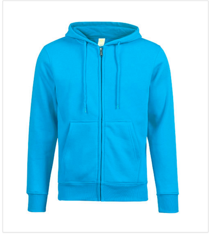 北京藍色衛(wèi)衣外套定制圖片