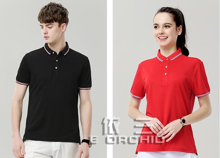 黑色團體polo衫