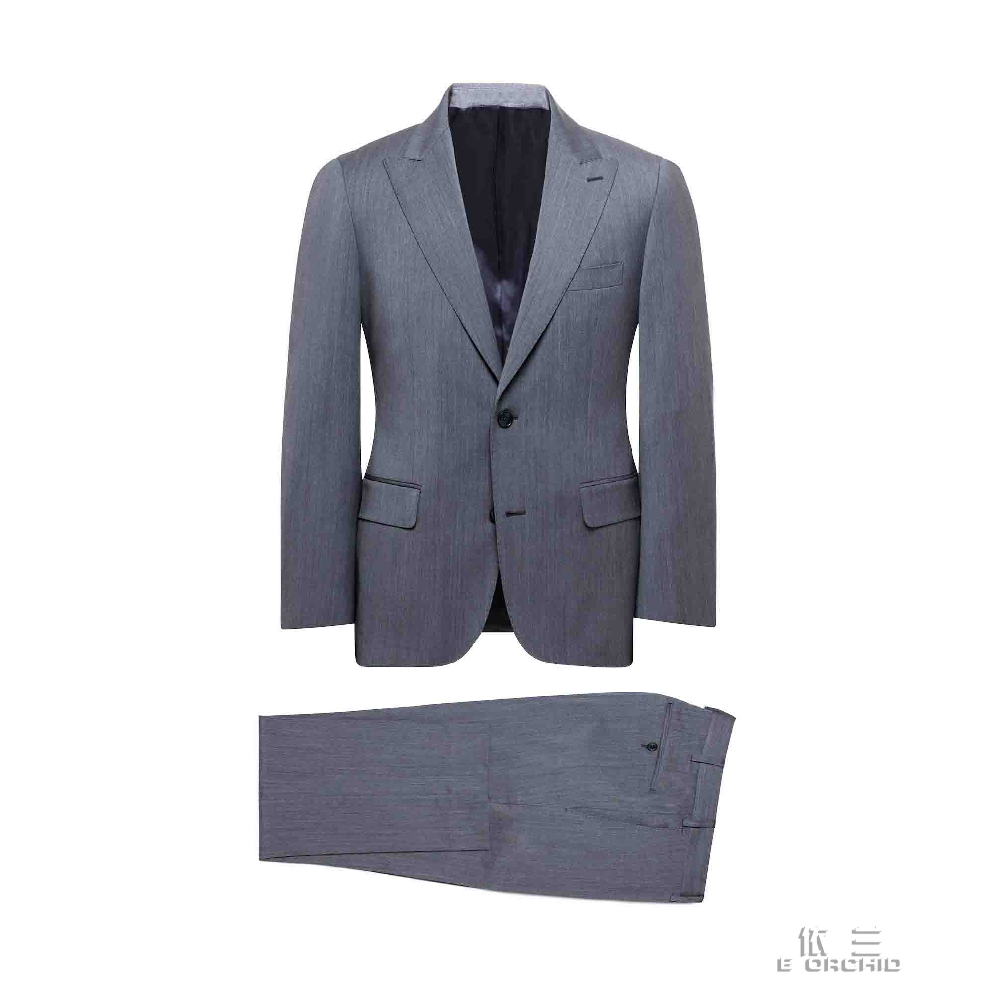 灰色男士職業(yè)裝圖片