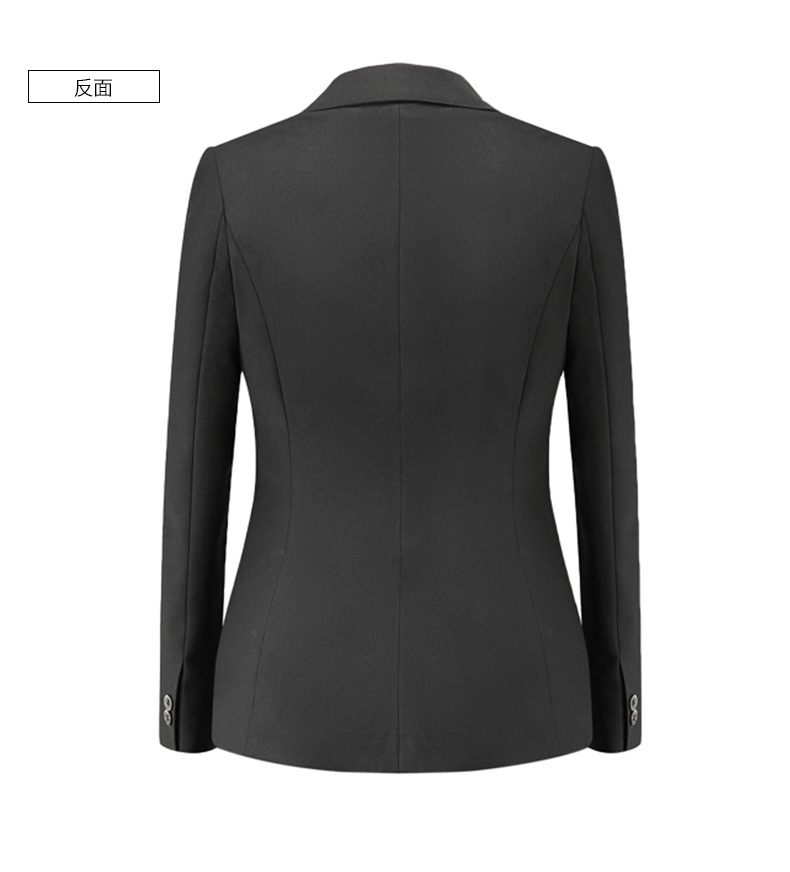 女士商務(wù)職業(yè)裝套裙 背面圖