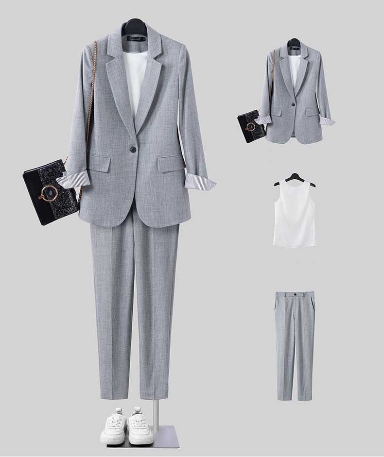 白領長袖時尚女士職業裝