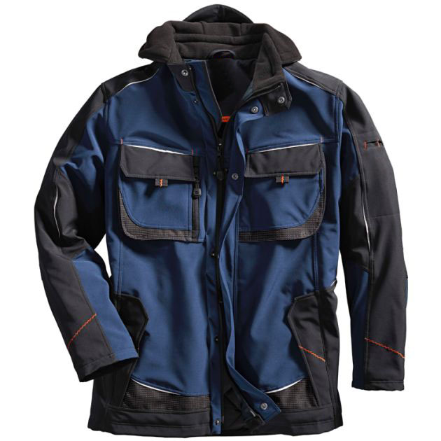 建筑工地男士工裝夾克款式圖