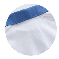 夏季短袖中學校服定制 領部細節圖