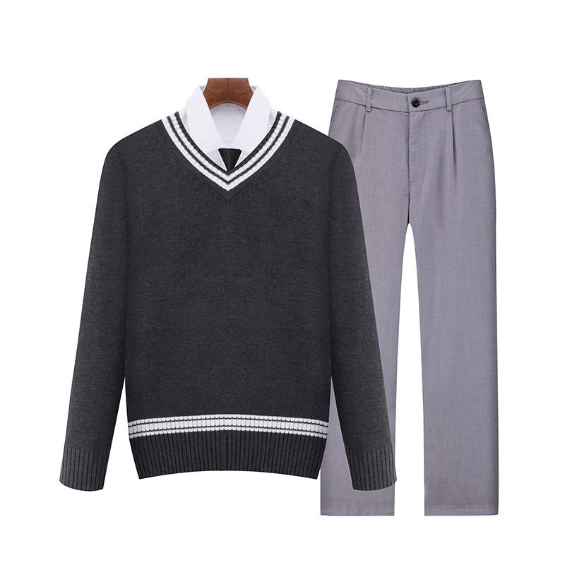 秋季中小學生校服定做 男生款