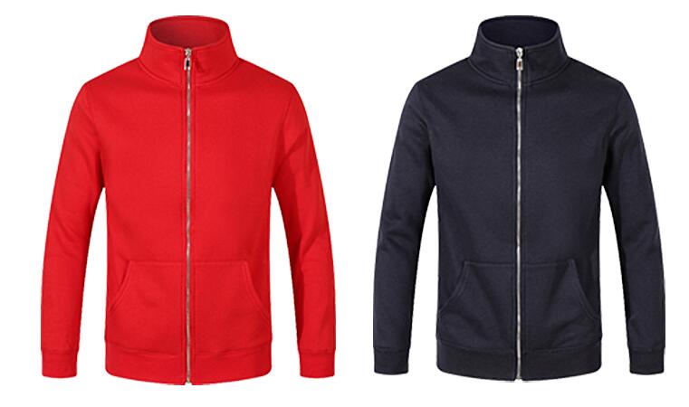 黑色、紅色衛長袖純棉班服衛衣定制圖片