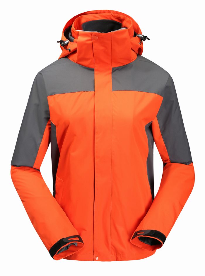 橘色防風沖鋒衣定制圖片